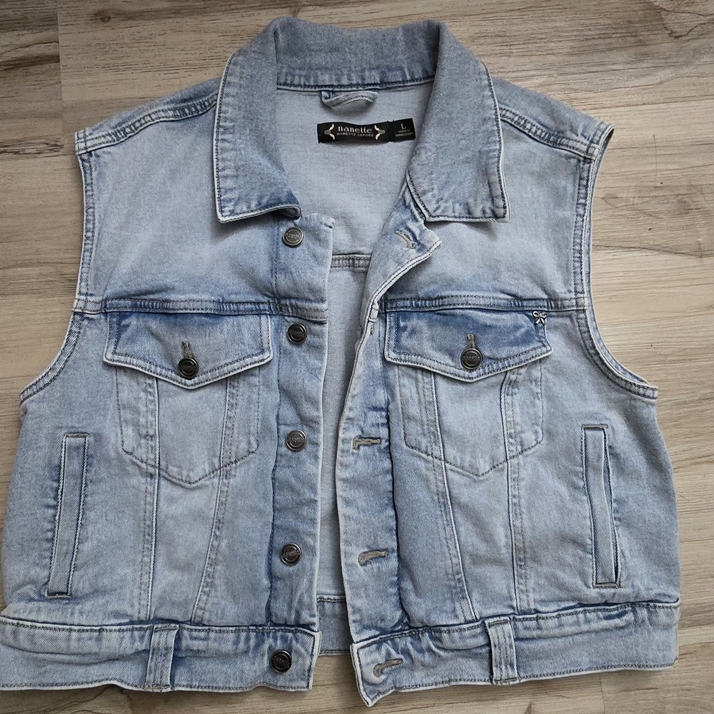 Nanette Lepore Blue Denim Jacket